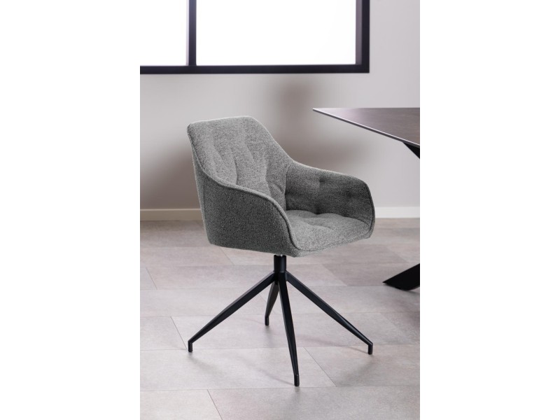 Krzesło Brooke obrotowe szare Monza - ACTONA